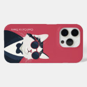 街クールの猫iPhone / iPadケース Case-Mate iPhoneケース (裏面 (横))