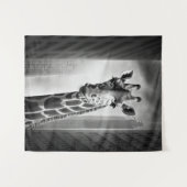 街並みのキリン タペストリー (正面(横))