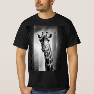 街並みのキリン Tシャツ
