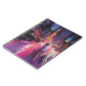 街並みの夜道鮮やか路 ノートブック (左側)