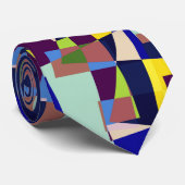 街並みモザイクネックタイ ネクタイ (ロール)