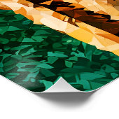 街並みモザイク ポスター (コーナー)