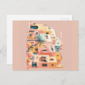 街並み住宅 ポストカード (正面/裏面)