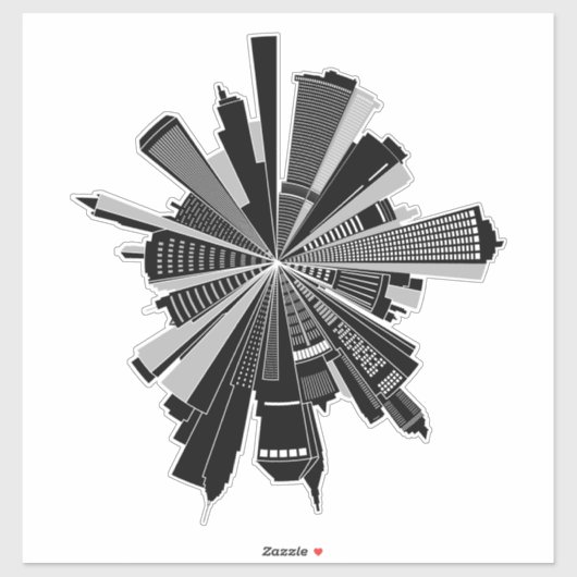 街並み シール (シート)