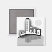 街並み マグネット (正面/裏面)