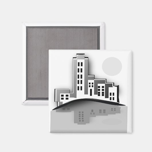 街並み マグネット (正面/裏面)