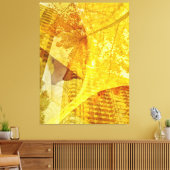 街並み(紅葉) キャンバスプリント (インサイチュ (リビング))