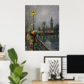 街並絵画み ポスター (ホームオフィス)