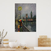 街並絵画み ポスター (キッチン)