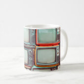街区レトロカラフルテレビ コーヒーマグカップ (正面右)