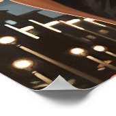 街灯によるルイーサ ポスター (角)