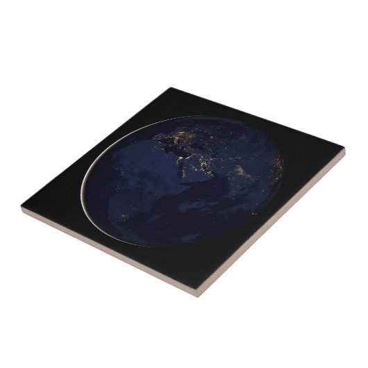 街灯のある全地球 タイル (側面)