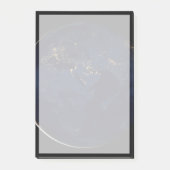 街灯のある全地球 ポストイット (正面)