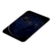 街灯のある全地球 マグネット (左側)