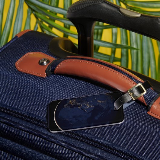 街灯のある全地球 ラゲッジタグ (正面インサイチュ3)