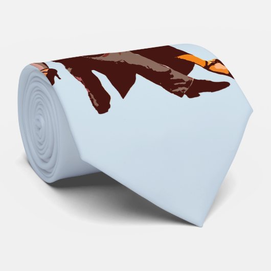 街灯の下のタイのタンゴ ネクタイ (ロール)