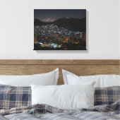 街灯の鳥瞰写真 キャンバスプリント (インサイチュ (寝室))