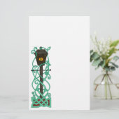 街灯柱の文房具 便箋 (スタンド正面)