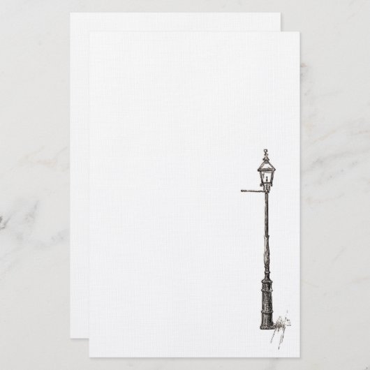 街灯柱 便箋 (正面/裏面)