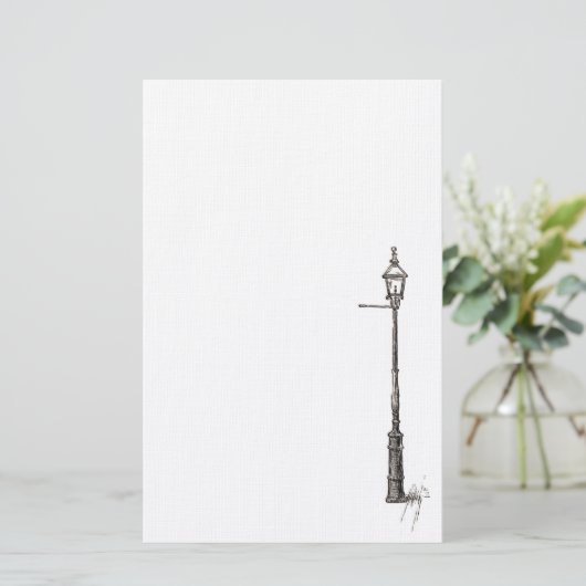 街灯柱 便箋 (スタンド正面)