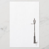 街灯柱 便箋 (正面)