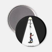 街灯読の マグネット (正面/裏面)