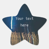 街灯 星シール (正面)