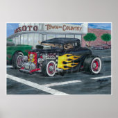 街路風景 ポスター (正面)