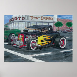 街路風景 ポスター