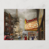 街 - アムステルダム ニューヨーク - 1941年から人生が始まる ポストカード (正面)