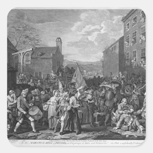 衛兵行軍代理 スクエアシール (正面)