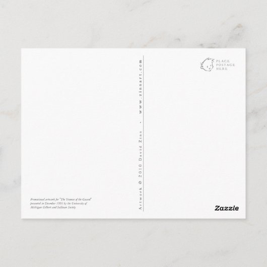 衛兵 ポストカード (裏面)