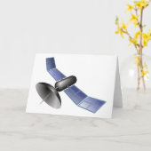 衛星グリーティングカード カード (黄色い花)