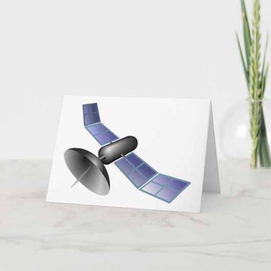 衛星グリーティングカード カード (正面)