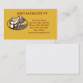 衛星ケーブル・テレビ取付け 名刺 (正面/裏面)