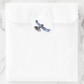 衛星ステッカー ラウンドシール (バッグ)