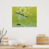 衛星ディッシュ ポスター (キッチン)