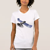 衛星デザインの女性用Tシャツ Tシャツ (正面)