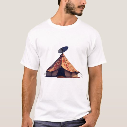 衛星パイオニアテント Tシャツ (正面)