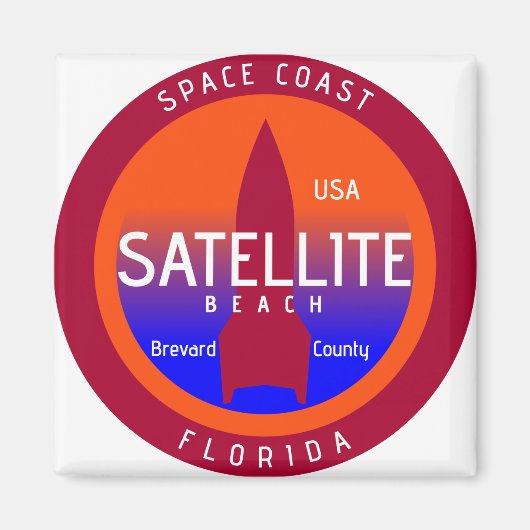 衛星ビーチ宇宙コースト マグネット (正面)