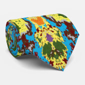 衛星レーダーグリッチリピートパターンネックタイ ネクタイ (ロール)