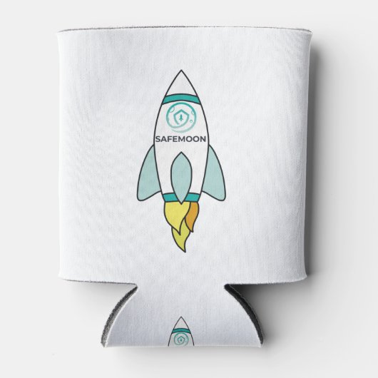 衛星ロケットへのセーフムーン 缶クーラー (正面)