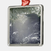 衛星放送による油漏れ メタルオーナメント (左)