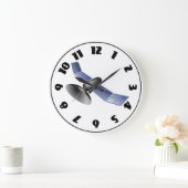 衛星時計 ラージ壁時計 (ホーム)