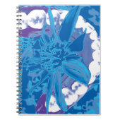 衛生パーソナライズされた家用歯科花雑誌 ノートブック (正面)