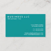 衛生士(モダンな正方形) 名刺 (裏面)