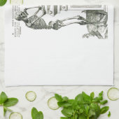 衛生学校が私にしたことを見て下さい(Vesalius) キッチンタオル (折り畳み)