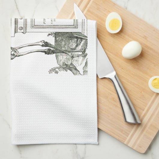 衛生学校が私にしたことを見て下さい(Vesalius) キッチンタオル (四つ折り)