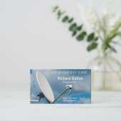 衛生放送受信アンテナ 名刺 (スタンド正面)