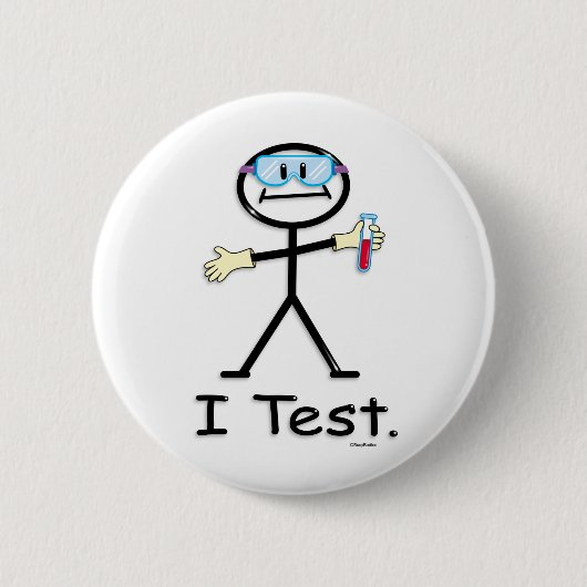 衛生検査隊の技術 缶バッジ (正面)